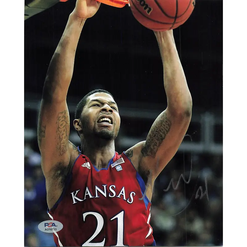 MARCUS MORRIS signed 8x10 photo PSA/DNA Kansas Jayhawks Autographed