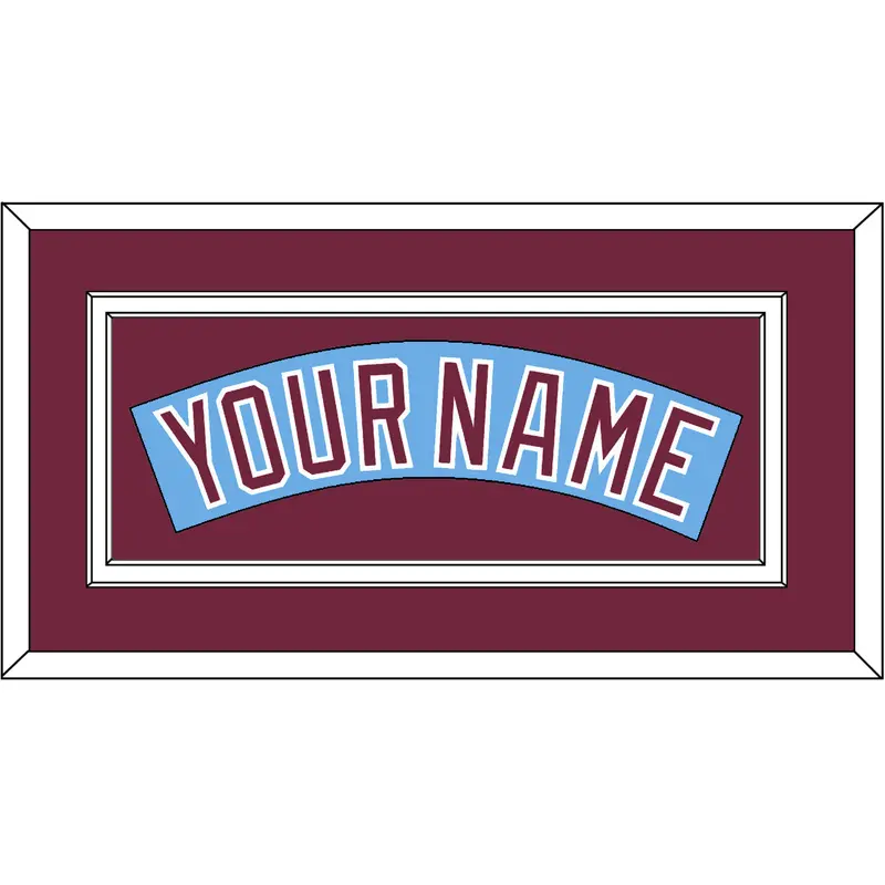 Philadelphia Nameplate - Nostalgia Powder Blue - Double Mat 2