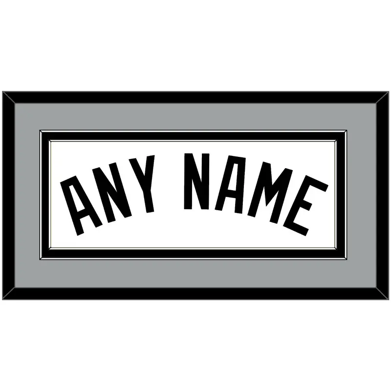 San Antonio Name - Home White (1989-2002) - Double Mat 3