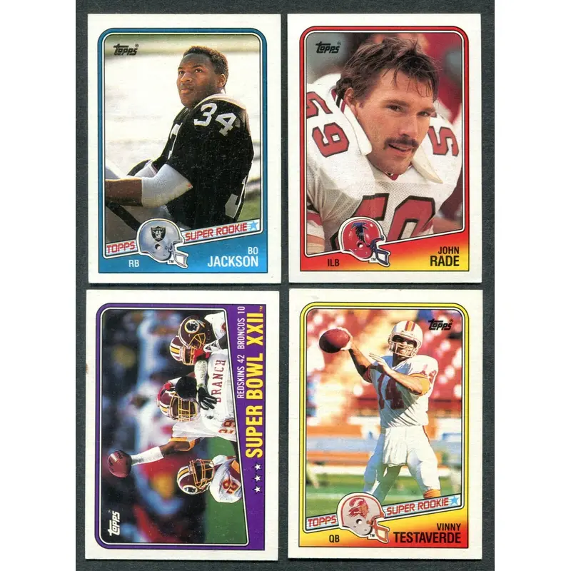 1988 Topps Football Complete Set EX/MT (396) (24-575)
