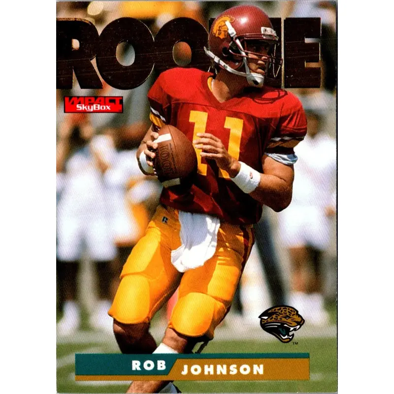 1995 SkyBox Impact Rob Johnson #180 Rookie