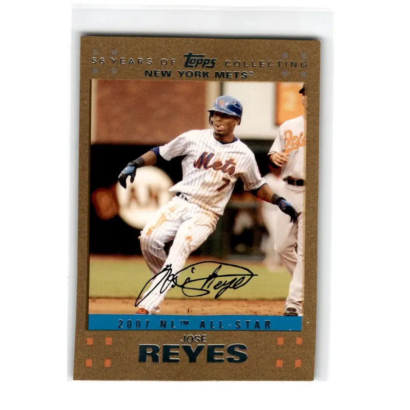 2007 Topps Updates & Highlights Gold Jose Reyes #UH226 /2007
