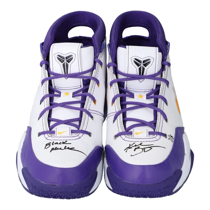 Kobe Bryant "Black Mamba" Signed Inscribed Nike Kobe 1 Protro Sneakers Panini
