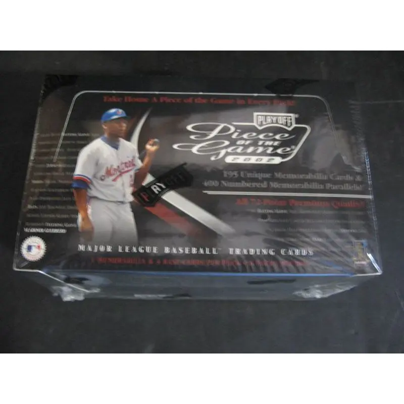 2002 Playoff Piece of the Game Baseball Box (Hobby)
