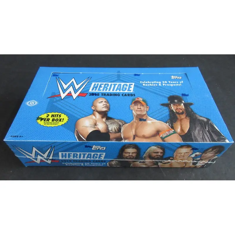2015 Topps Heritage WWE Wrestling Box (Hobby)