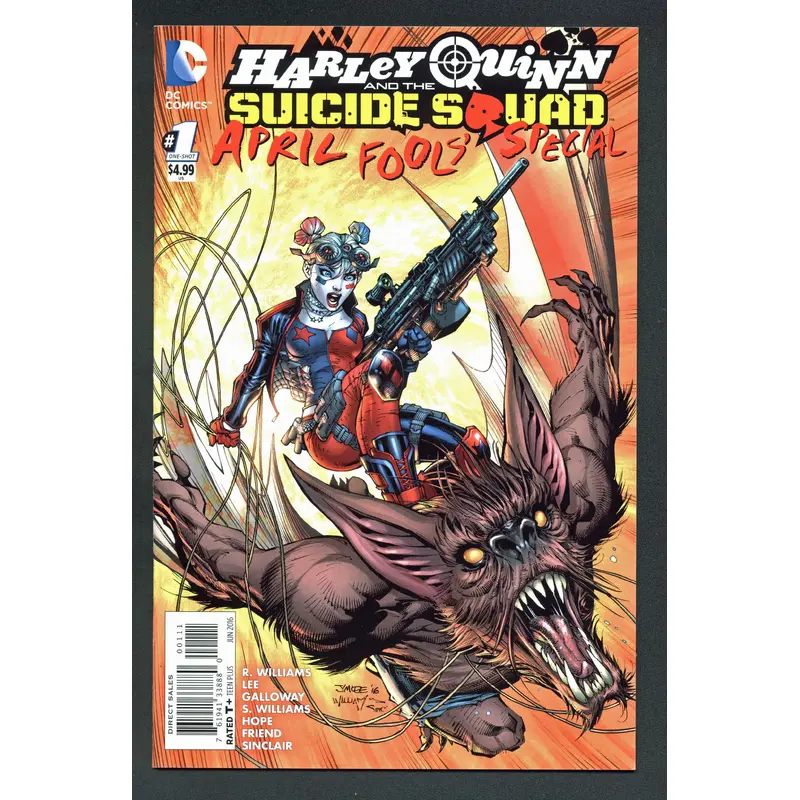 Harley Quinn and Suicide Squad April Fools' Special Comic Book BAM BOX Exclusive