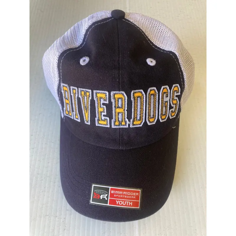 Charleston RiverDogs Youth Maddux Navy Cotton Twill Mesh Cap