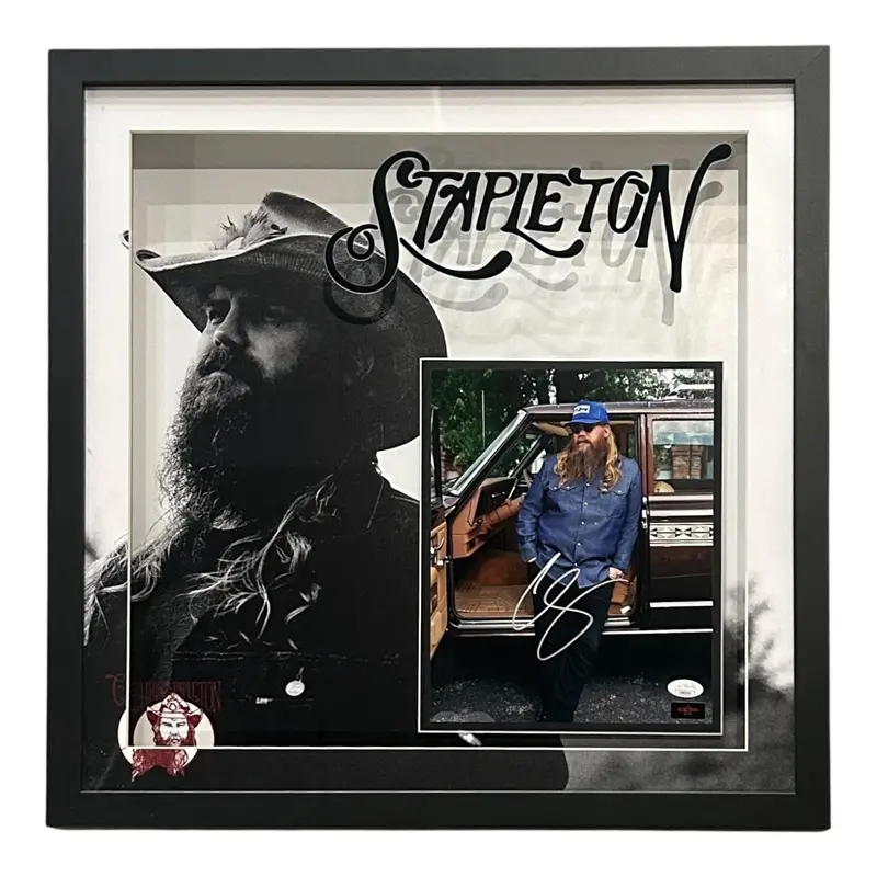 Chris Stapleton Autographed Deluxe Framed 8x10 Photo - JSA