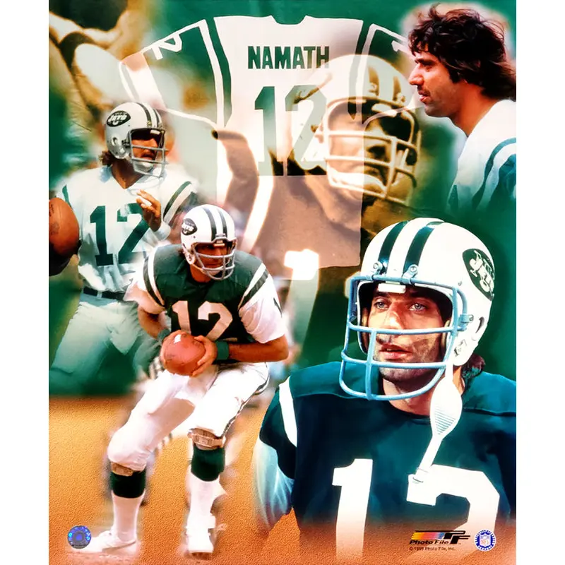 Joe Namath "#12 Forever" New York Jets Classic Poster Print - Photofile