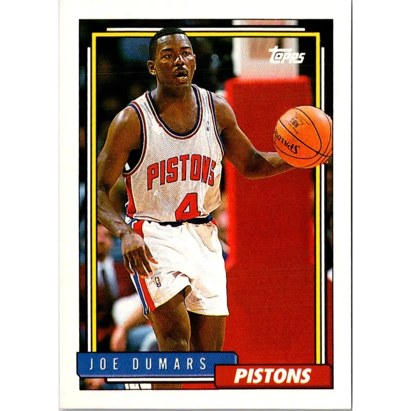 1992 Topps Gold Joe Dumars #347