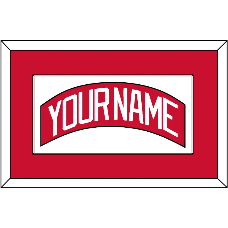 Detroit Nameplate - Road Red (1997-2007) - Single Mat 1
