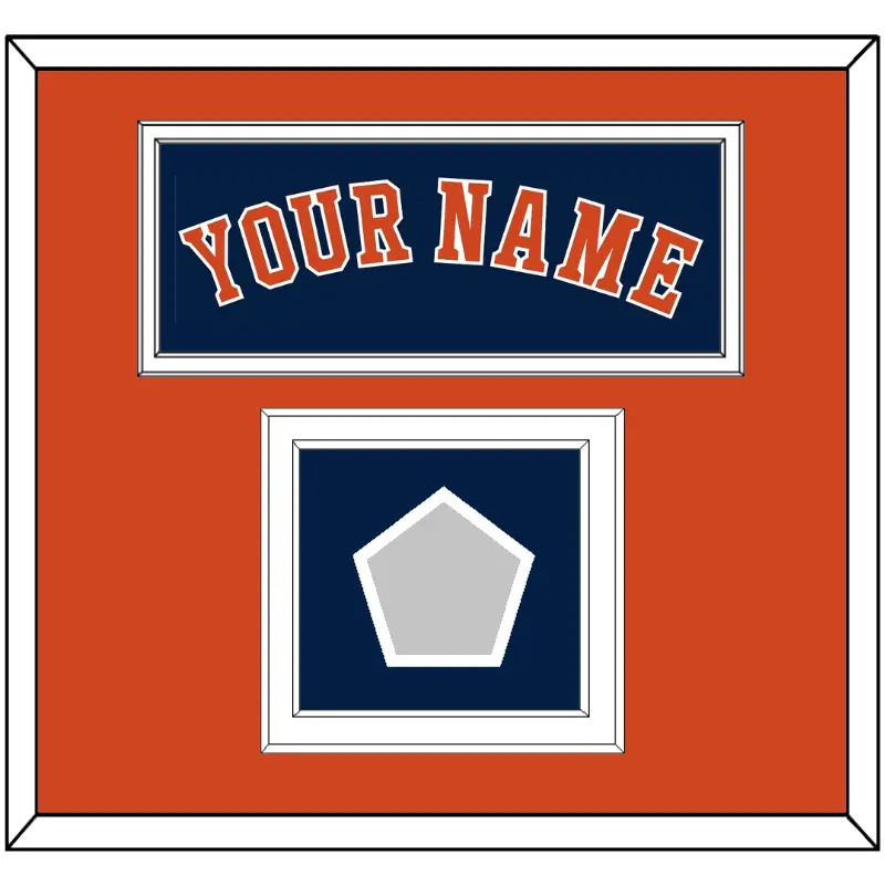 Houston Name & World Series Champions Patch - Alternate Blue - Double Mat 2