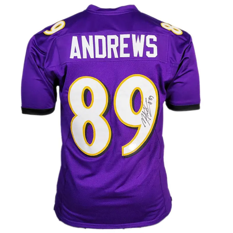 Mark Andrews Autographed Baltimore (Purple #89)Custom Jersey - BAS