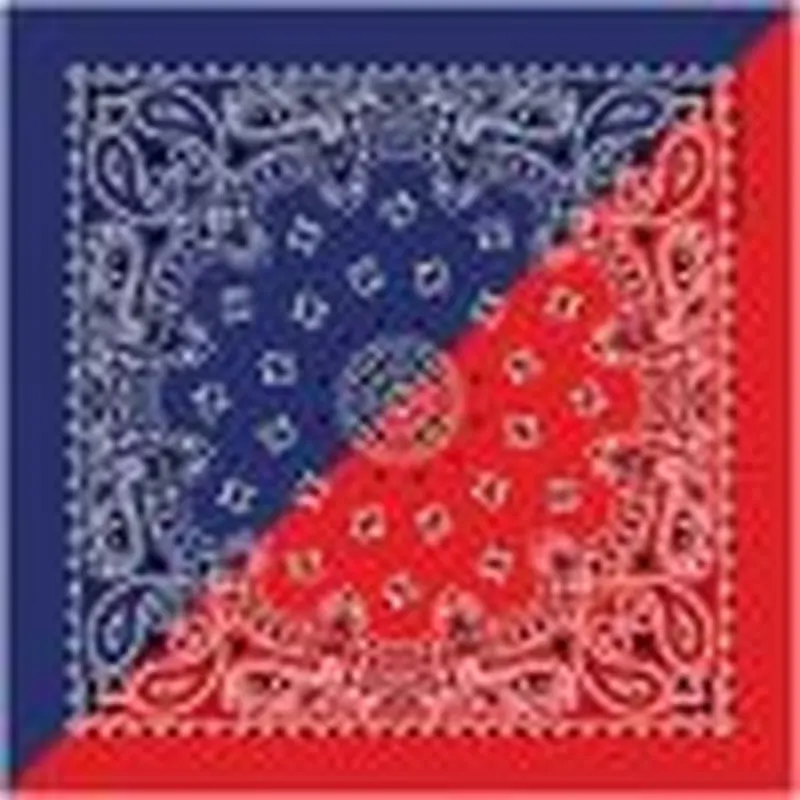 New Carolina Creative Products Split Paisley Navy & Red Bandana