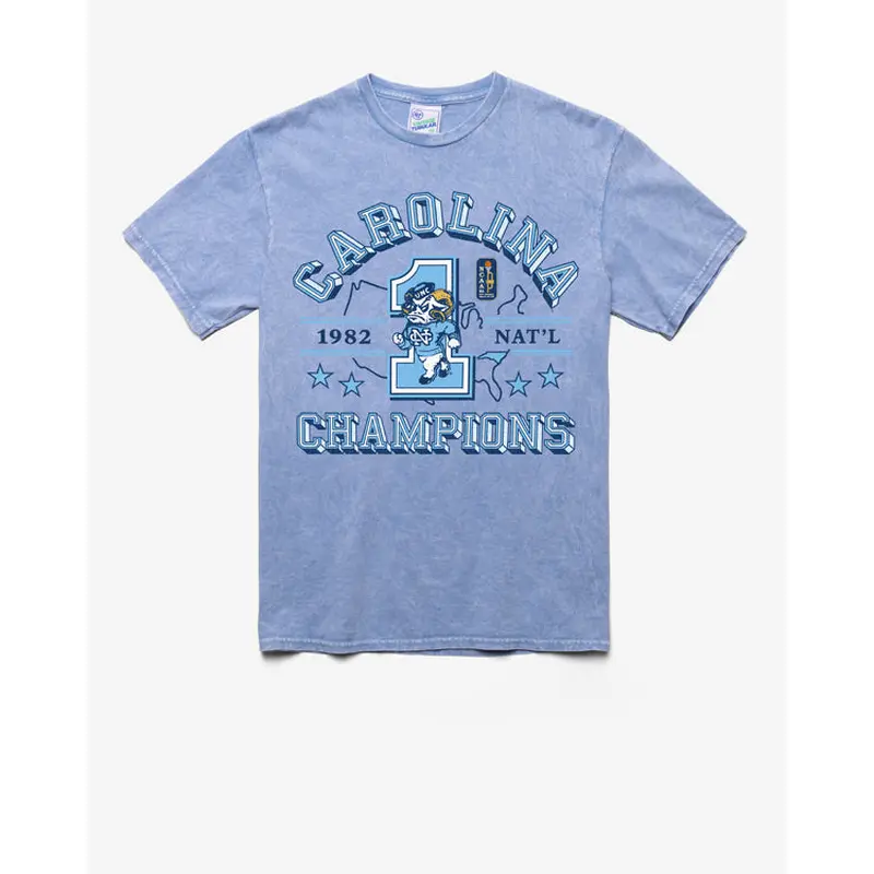 NORTH CAROLINA TAR HEELS UNC H-CHAMPS LOCKER VINTAGE '47 TUBULAR TEE