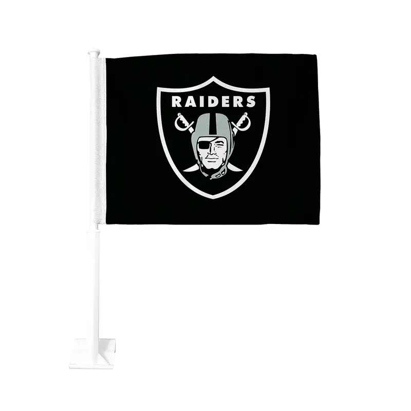 NFL Las Vegas Raiders Double-Sided 11x15 Car Flag