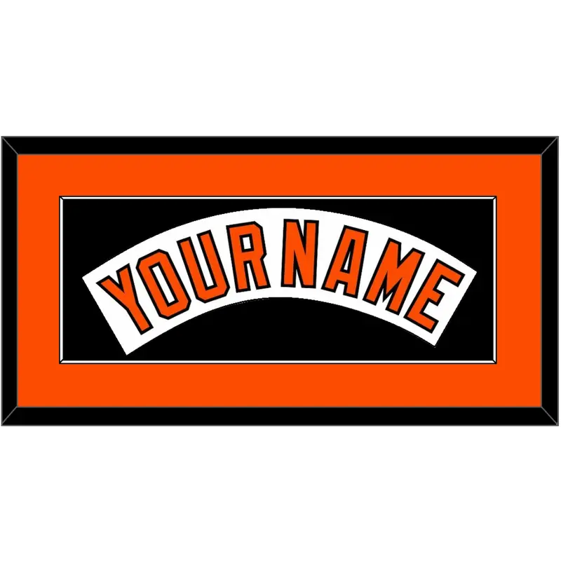 Baltimore Nameplate - Home White (1989-1994) - Single Mat 3