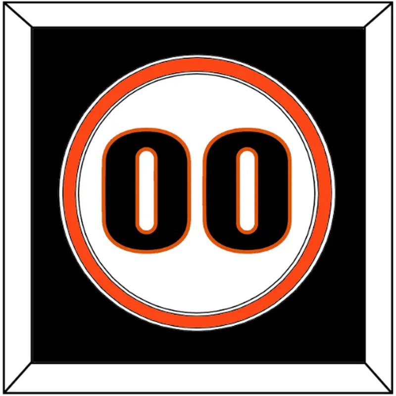 San Francisco Number - Home White (1994-1999) - Double Mat 3