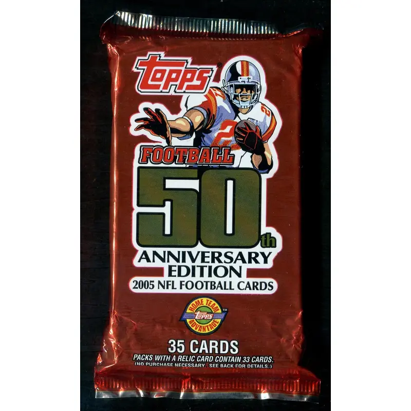 2005 Topps Football Unopened Jumbo Pack (HTA) (35)