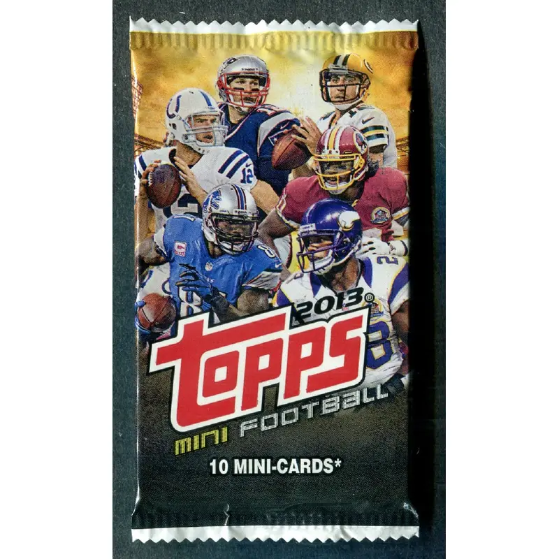2013 Topps Mini Football Unopened Pack (10)