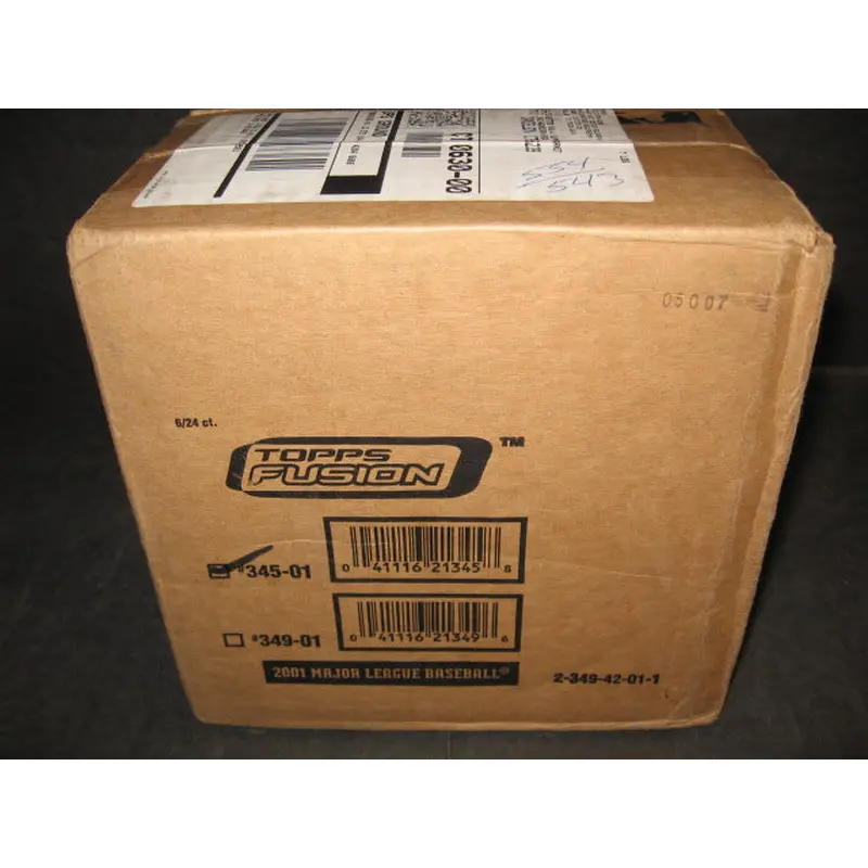 2001 Topps Fusion Baseball Case (Retail) (6 Box)