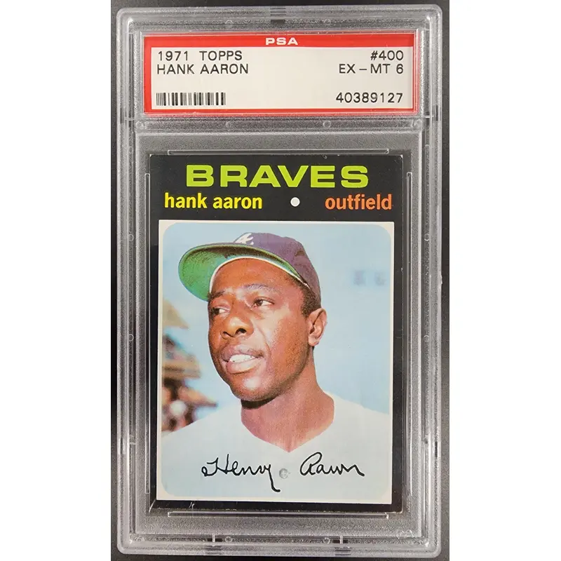 Hank Aaron 1971 Topps #400 PSA 6 EX-MT