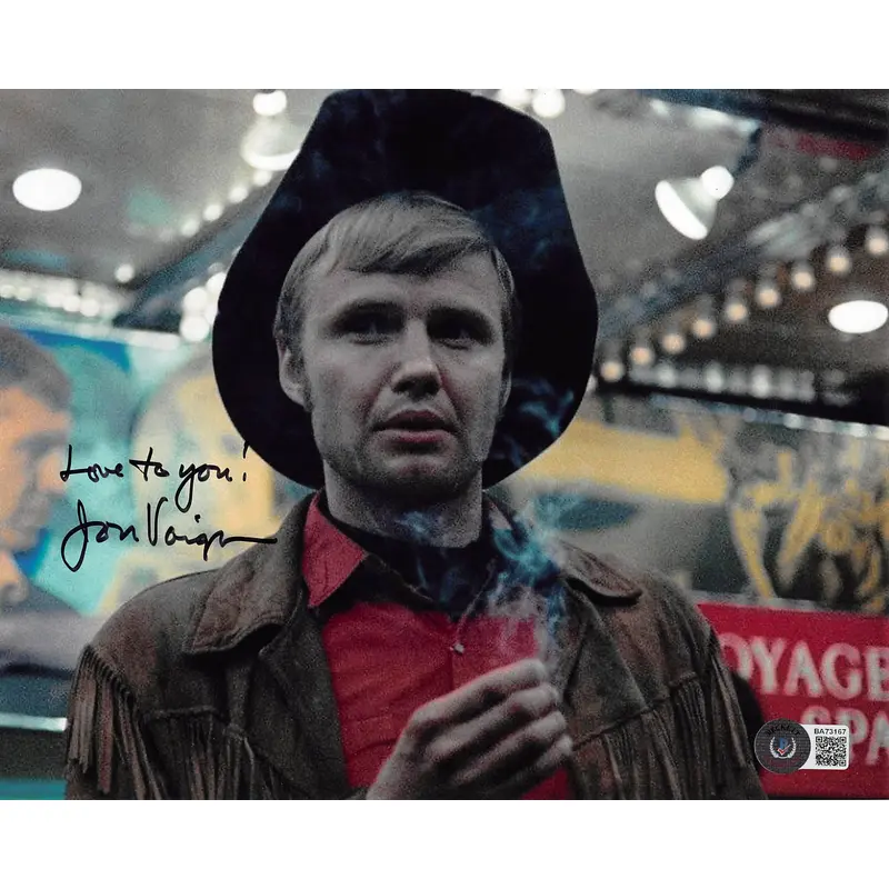 John Voight Midnight Cowboy Love To You Authentic Signed 8x10 Photo BAS #BA73167