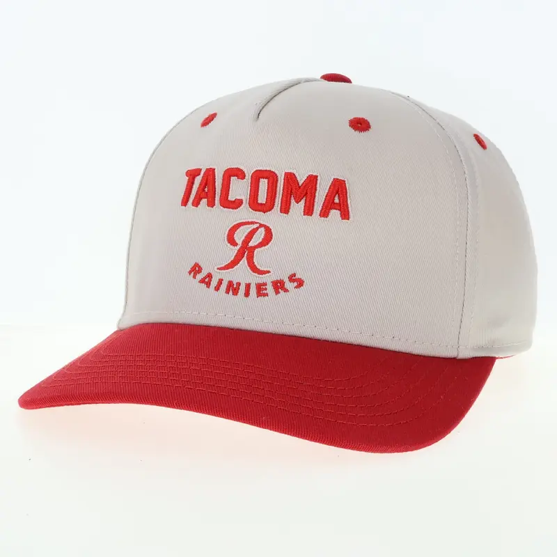 Tacoma Rainiers Legacy Heritage A-Frame Chrome Red Arch Cap