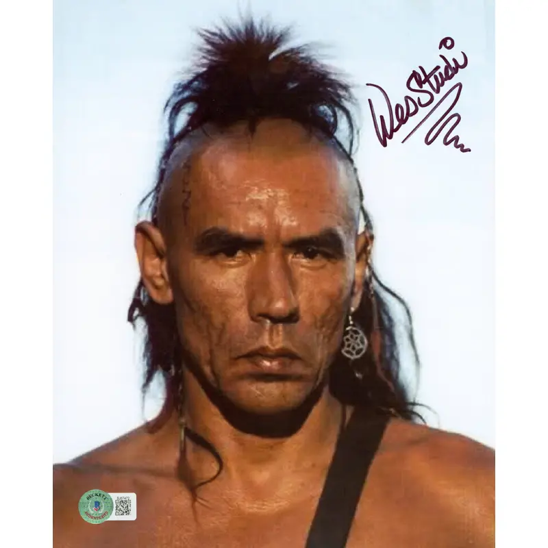 Wes Studi The Last of the Mohicans Authentic Signed 8x10 Photo BAS #BJ67472