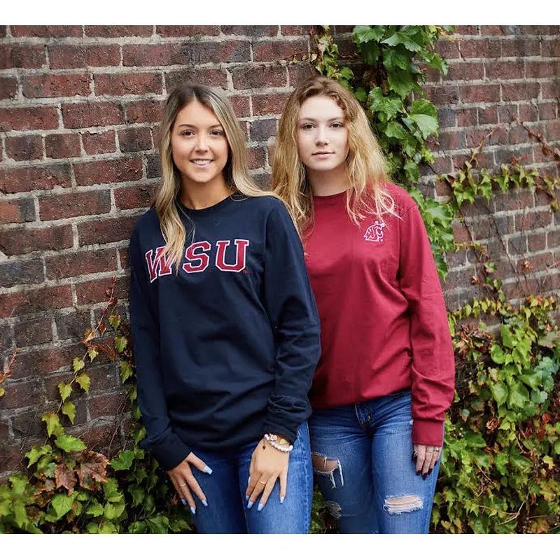 WSU Black Long Sleeve Tee (Unisex)
