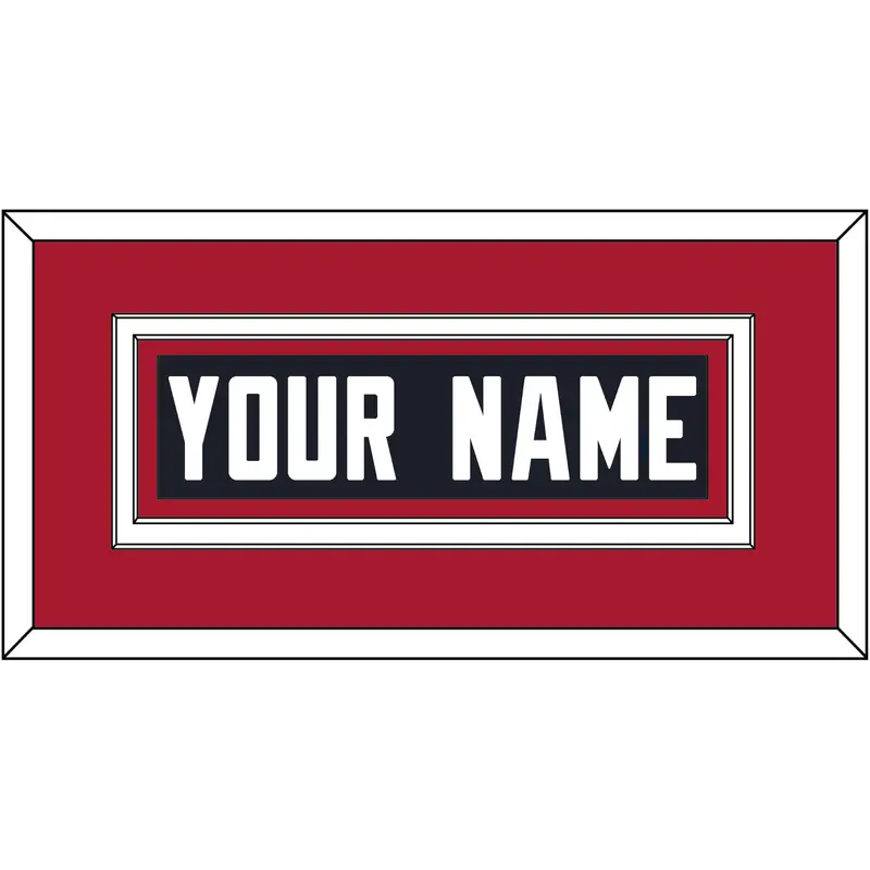 Houston Nameplate - Home Blue (2002-2023) - Double Mat 3