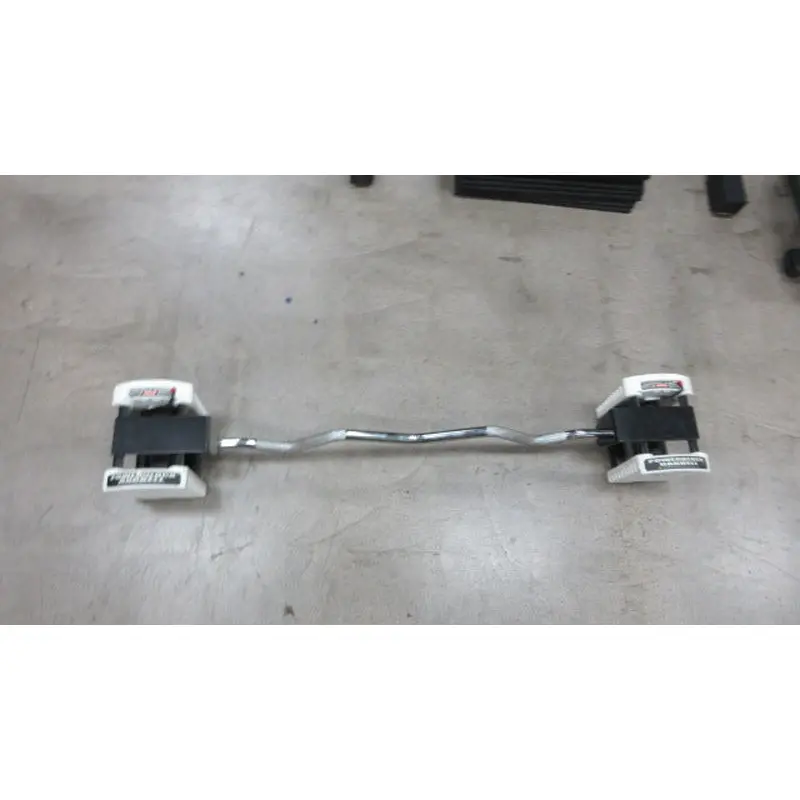 Used Powerblock Urethane EZ Curl Bar Dumbbell Attachment
