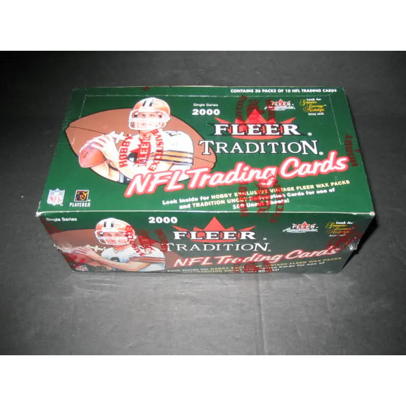 2000 Fleer Tradition Football Box (Hobby) (36/10)