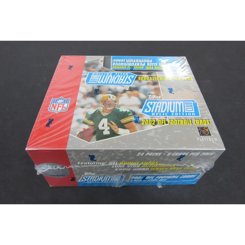 2002 Topps Stadium Club Football Relic Edit Box (R Lt Blue)