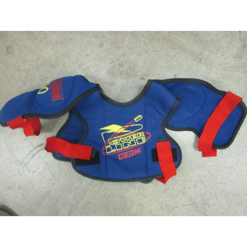 Used CCM Power Line Boys Medium Ice Hockey Shoulder Pads