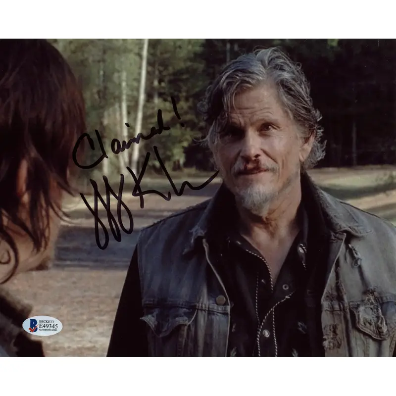 Jeff Kober The Walking Dead Authentic Signed 8x10 Photo Autographed BAS #E49345