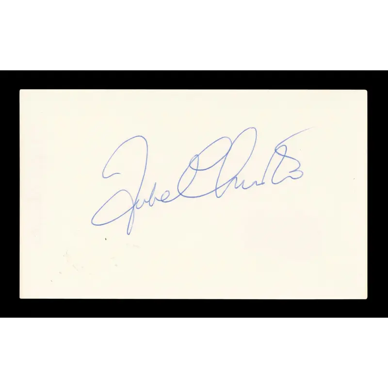 Julie Christie Harry Potter Signed 3x5 Index Card Autographed BAS #AD70301