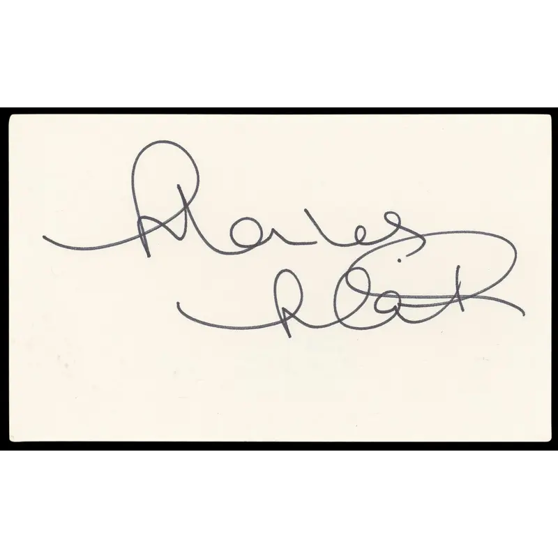 Marlee Matlin Children of a Lesser God Signed 3x5 Index Card BAS #BL98619