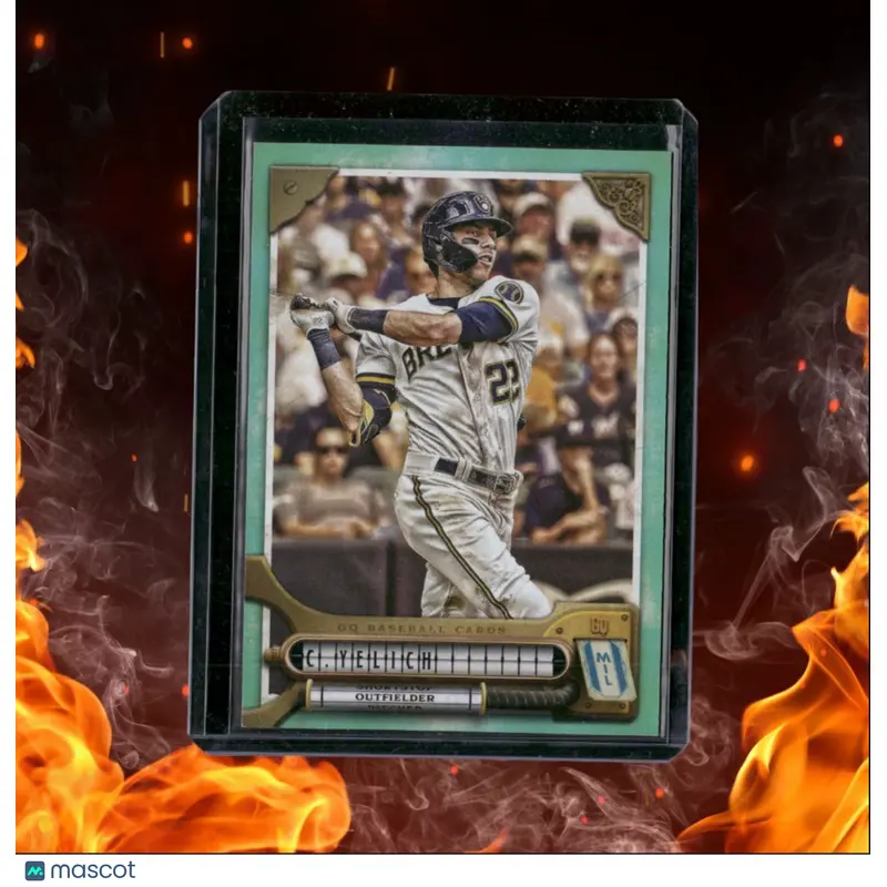 2022 Topps Gypsy Queen Christian Yelich Turquoise 077/199 #153