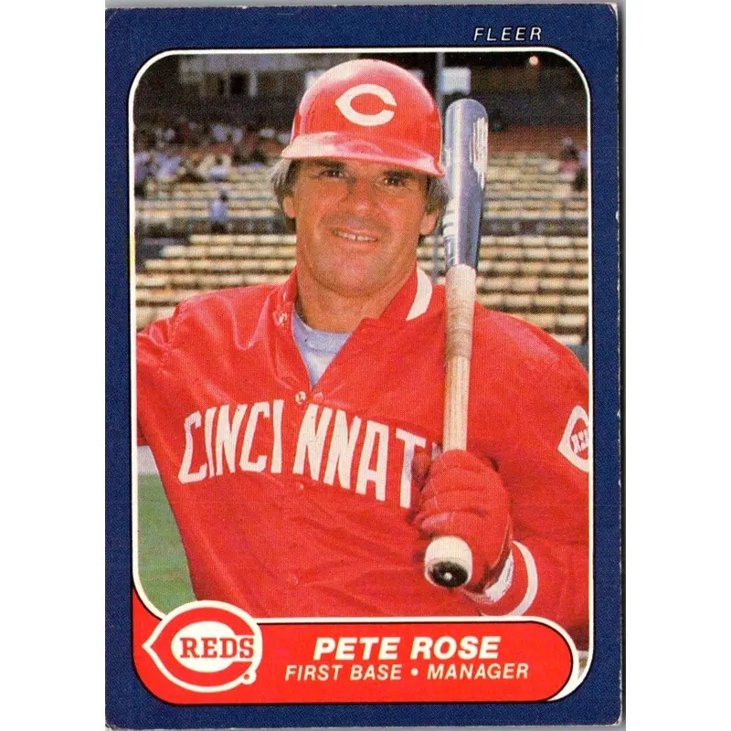 1986 Fleer Pete Rose #191