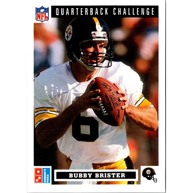 1991 Domino's The Quarterbacks Bubby Brister #21