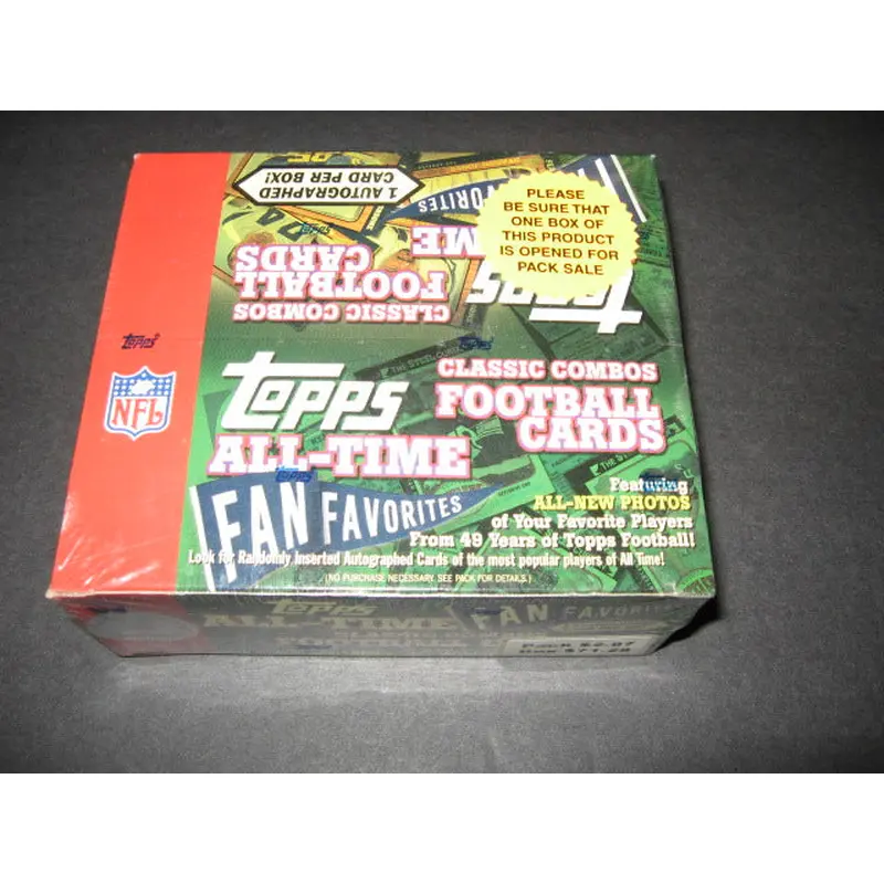 2005 Topps All-Time Fan Favorites Football  Retail