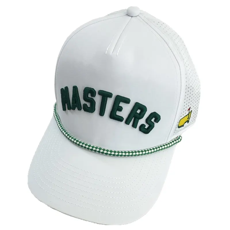 2025 Masters Augusta National Golf Club White Performance Tech Rope Snapback Hat