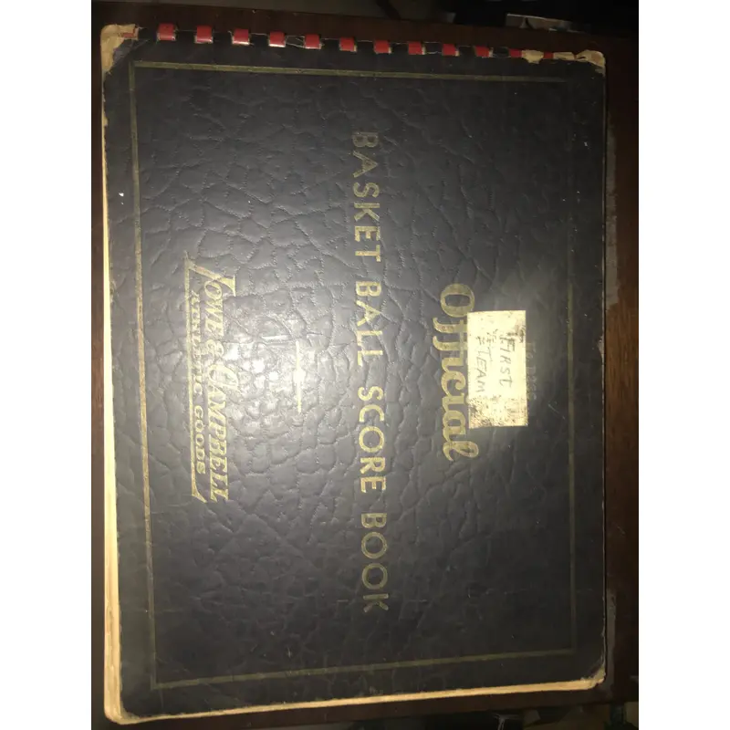 1944 Corydon, Indiana High School Basketball Score Book