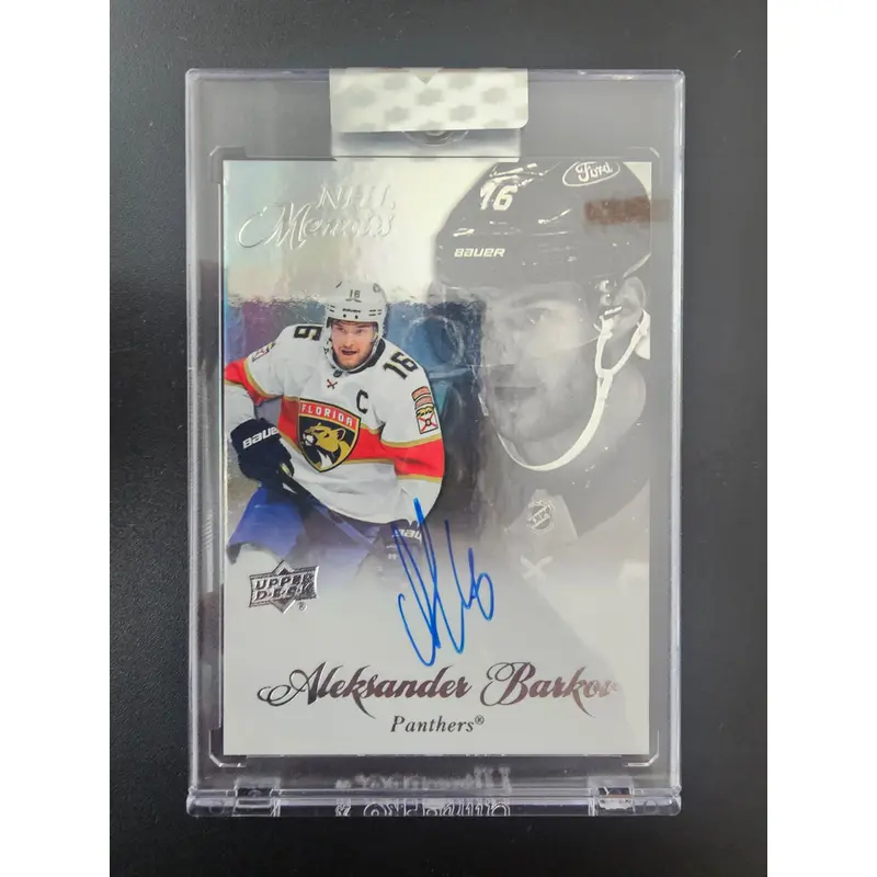 2020-21 Upper Deck Clear Cut - NHL Memoirs Autographs - Aleksander Barkov #M-AB
