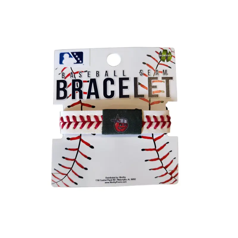 Fort Wayne TinCaps Baseball Seam Bracelet