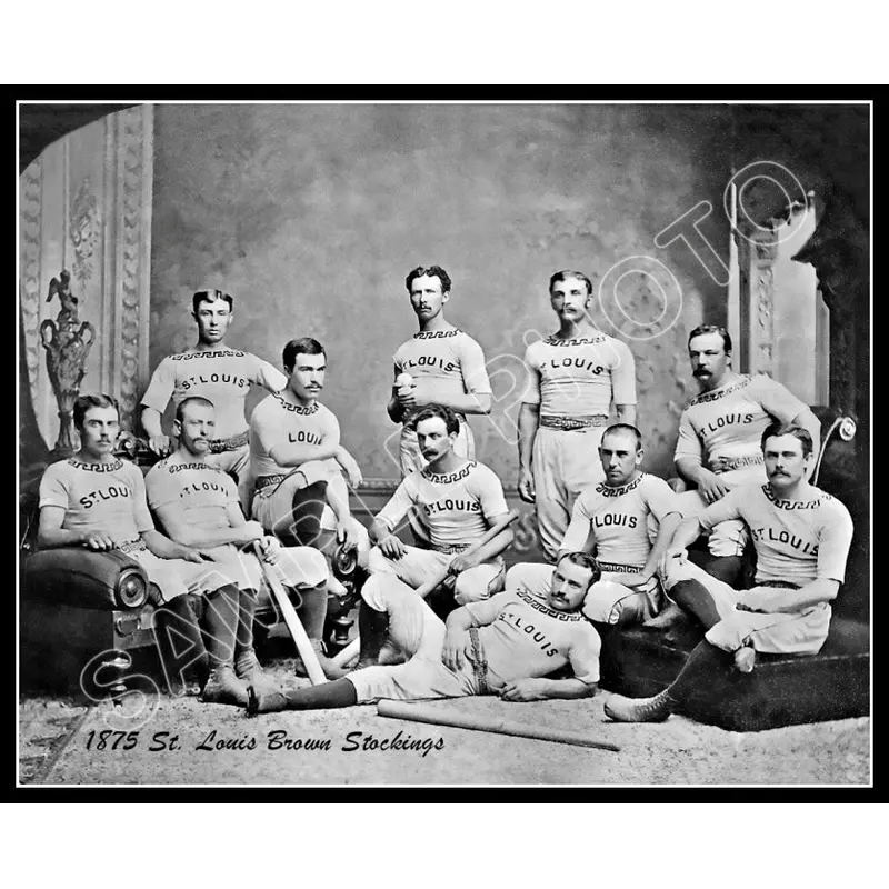 1875 St Louis Browns 8X10 Photo - 1142