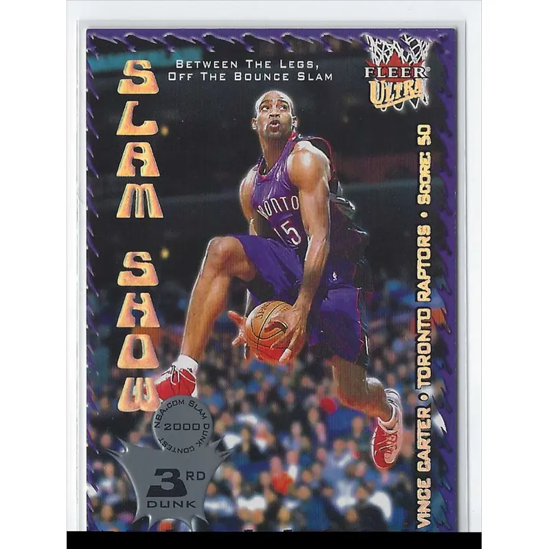 1999 Fleer Slam Show Vince Carter #8 OF 10