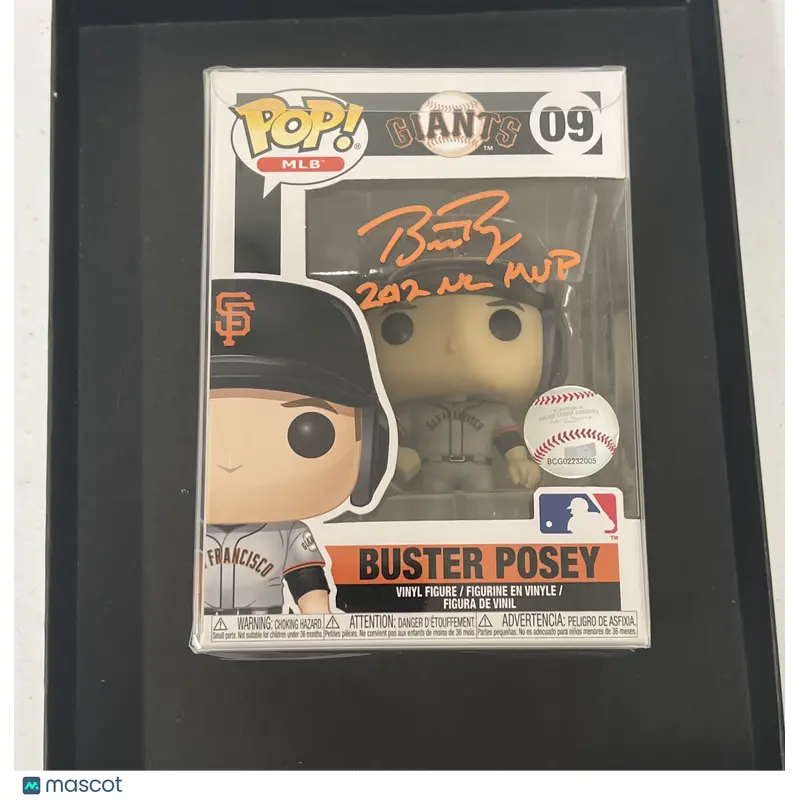 Buster Posey Signed San Francisco Giants Funko Pop PSA