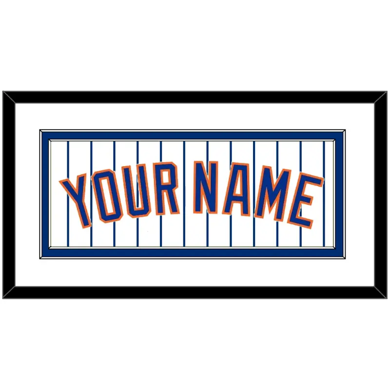 New York Name - Home Pinstripes Jersey - Double Mat 1